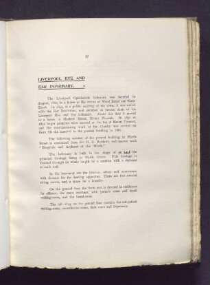 Liverpool eye and ear infirmary