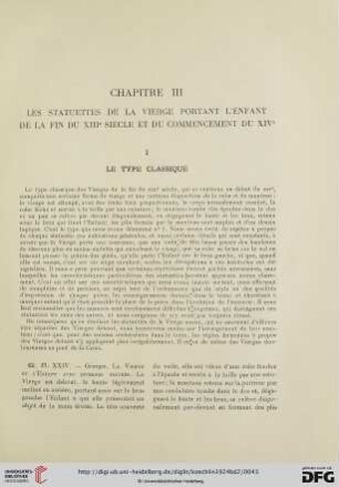 Chapitre III: Les statuettes de la Vierge portant l’Enfant de la fin du XIIIe siècle et du commencement du XIVe