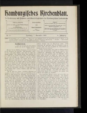 Versöhnlichkeit.