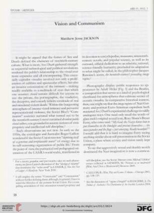 Vision and communism