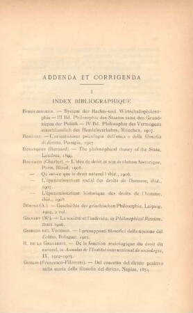 I. Index bibliographique