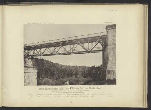 Eisenbahnbrücke über den Ellhofertobel bei Röthenbach.
