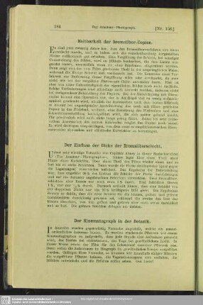 Der Kinematograph in der Botanik