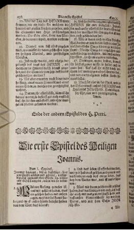 Die erste Epistel des Heiligen Joannis.
