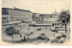 Ansicht aus Nizza mit Hotel Cosmopolitain