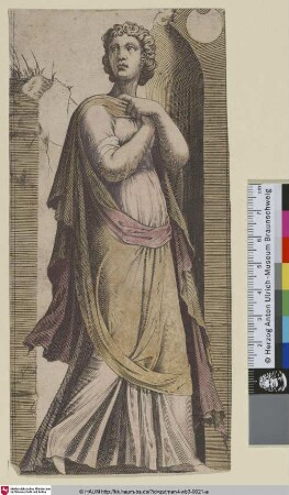 [Sibylle in einer zerstörten Nische; Sibyl]