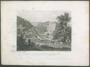 Vue de Tunnel de Chaud Fontaine [= Chaudfontaine] près de Liège [= Lüttich]
