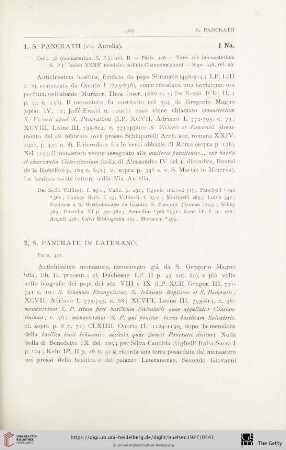 (S. Pancratii - S. Pudentianae)