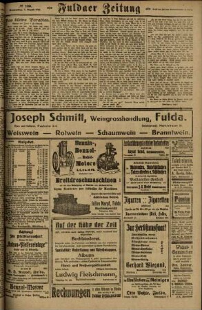 Zweite Ausgabe vom Donnerstag, den 07. August 1919.
