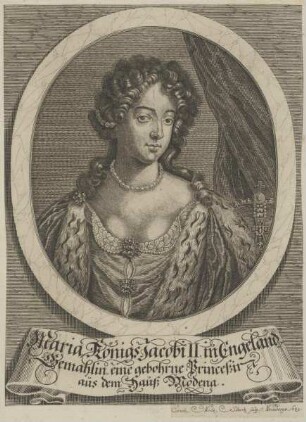 Bildnis von Maria di Modena, Königin von England