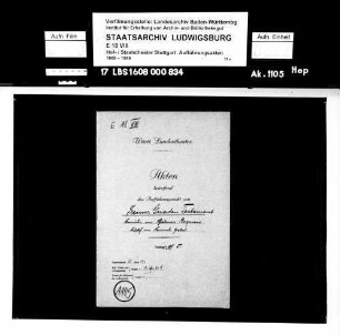 Seiner Gnaden Testament. Komödie von Hjalmar Bergman; deutsche Übersetzung von Heinrich Goebel