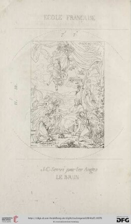 Jésus-Christ Servi par les Anges