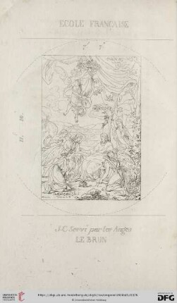 Jésus-Christ Servi par les Anges