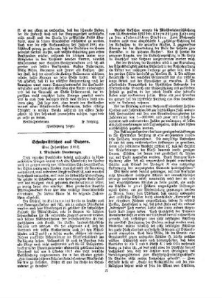Schulpolitisches aus Bayern : eine Jahresschau (1912) ; I. Ministerielle Verordnungen