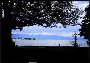 Lindau: Blick von Terrasse des Hotel Tannenhof