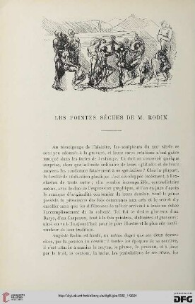 3. Pér. 27.1902: Les pointes sèches de M. Rodin