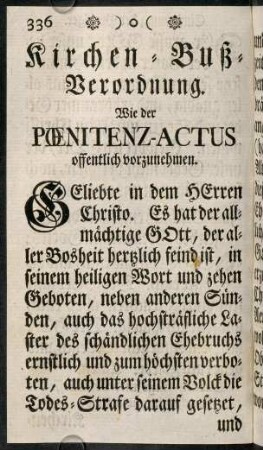 336-350, VII. Die Kirchen-Buß-Ordnung.