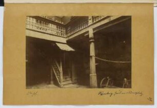 Haus am Dürerplatz, Nürnberg: Ansicht von der Hofseite (aus: Skizzen- und Fotoalbum 15)