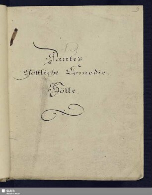 Dantes Göttliche Comedie. Hölle [2]
