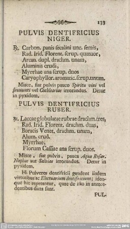 Pulvis Dentifricius Ruber