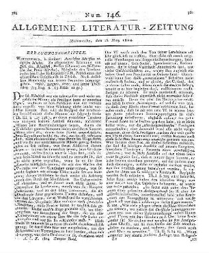 Schulthess, J. G.: Auserlesene Schriften religiösen Inhalts. T. 1-3. Zu allgemeiner Erbauung ... von seinen Freunden herausgegeben. Winterthur: Steiner 1803