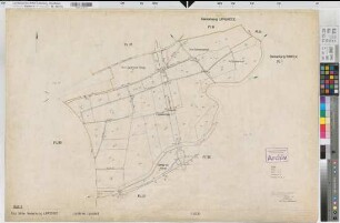 Lippstadt (Lippstadt), Flurbereinigung Lippstadt (Umgehungsstraße), Bl.6 Zuteilungskarte Lippstadt Flur 34