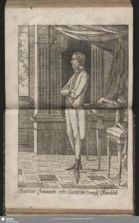 Napoleon Bonaparte, erster Consul der französ. Republick