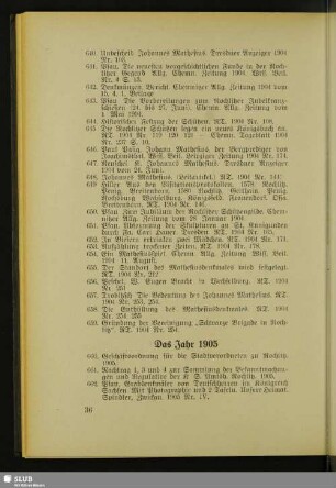 Das Jahr 1905