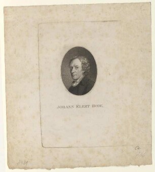 Bildnis des Johann Elert Bode