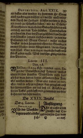 Der XXIX. Artickel. - Der XXX. Artickel.