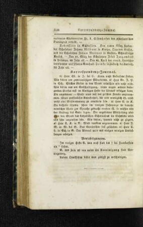 Korrespondenz-Journal
