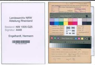 Entnazifizierung Hermann Engelhardt , geb. 17.12.1907 (Handelsvertreter)