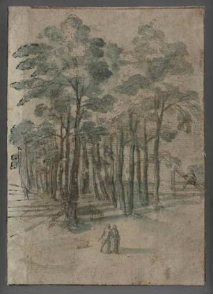 Allee mit Figuren