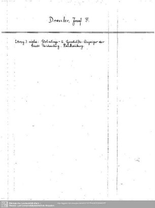 Dressler, Josef