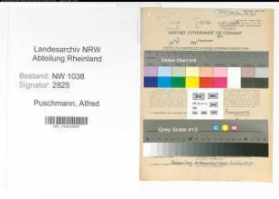 Entnazifizierung Alfred Puschmann , geb. 03.12.1894 (Beamter)