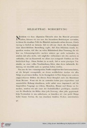 Bildaufbau: Schichtung