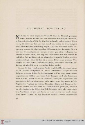 Bildaufbau: Schichtung