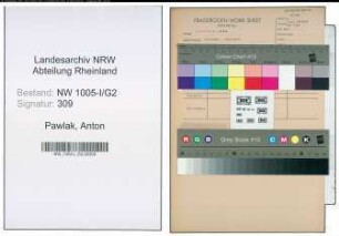 Entnazifizierung Anton Pawlak , geb. 29.04.1903 (Bergmann)
