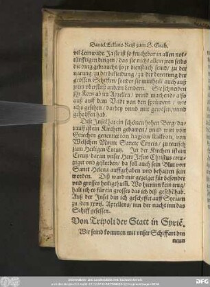 Von Tripoli der Statt in Syrie[n].