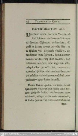 Experimentum XIII
