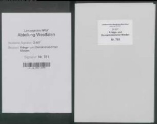 Amt Reineberg - Vogtei Alswede - Bauerschaft Fabbenstedt: Unterlagen der Revisionskommission - Band 1