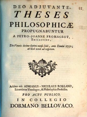 Theses philosophicae