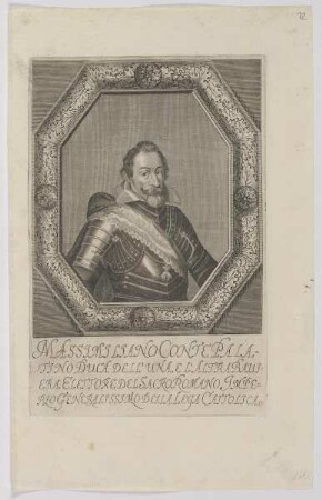 Bildnis des Massimiliano, Conte Palatino, Conte dell' una, e l' altra Bauiera
