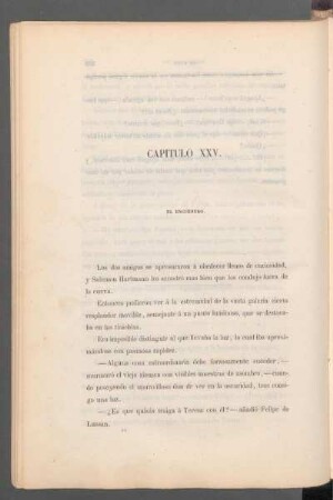 Capítulo XXV. - El encuentro.