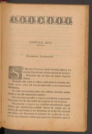 Capítulo XXVI - Eleonora Letamendi.