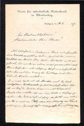 Brief von Lampert