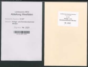 Die durch Teilung der Ahler Marken dem Amte Limberg zugefallenen Gründe und deren Verpachtung