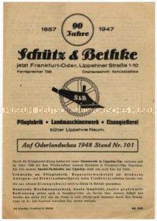 Informationsblatt für die Oderlandschau