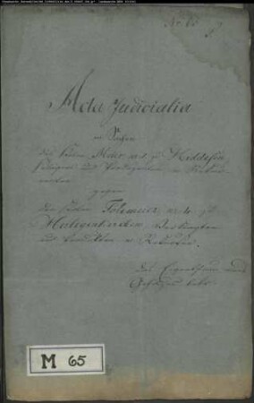Meier Nr. 1 zu Hiddesen gegen Tötemeier Nr. 4 in Heiligenkirchen - Eigentum an einem Gehölz