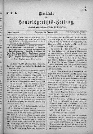 No. 2-4. 23. Januar 1875